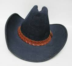 Blue Denim Western Cowboy Hat Faux Leather Branded Band Size S Unbranded Westerncowboy Alloccasion Cowboy Hats Western Cowboy Hats Denim Western