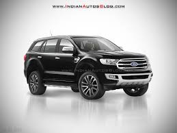 Facelifted Ford Endeavour To Be Launched In India In Early 2019 Report 2019 Ford Ford Endeavour Ford