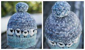 Both beanie and slouchy versions are given. Knit Fair Isle Sheep Hat Free Knitting Pattern Paid Knitting Pattern