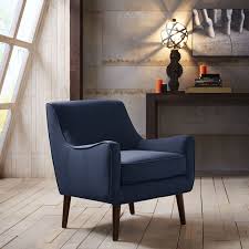 Smooth curves and a bold design make the carter upholstered arm chair a must accent piece for your home. Overstock Com Online Shopping Bedding Furniture Electronics Jewelry Clothing More Blue Chairs Living Room Blue Accent Chairs Swivel Chair Living Room