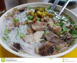 Serve hot with fresh chilli and soy sauce dipping sauce. Popularer Mee Hoon Soup Stockbild Bild Von Beliebt Basar 91730981