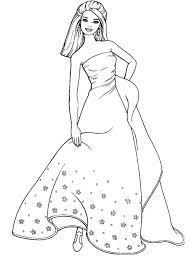 But the lack of a pretty dress to wear to the ball, is what keeps her from going. Lady In Dress Coloring Page Free Printable Coloring Pages For Kids