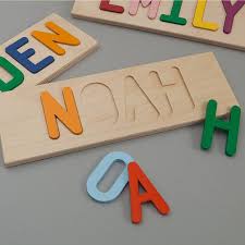 Personalized Kids Name Puzzle Wooden Puzzle Woodworking For Kids Wooden Puzzles Personalised Kids
