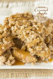 Caramel Apple Crisp Swanky Recipes Caramel Apples Easy Apple Dessert Recipes Caramel Apple Crisp