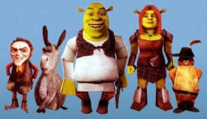Read common sense media's shrek forever after review, age rating, and parents guide. Papermau Shrek Forever After Shrek Fiona Rumpelstiltskin Puss In Boots Donkey Paper Toys By Hp