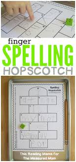Spelling Hopscotch Game The Measured Mom Spelling Games For Kids Spelling Word Activities Spelling Word Practice