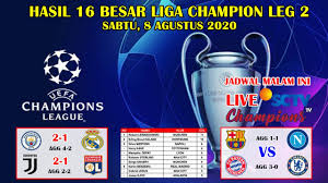 Berikut ini hasil pertandingan 8 besar liga eropa 2019/2020 pada selasa (11/8/2020) dini hari. Hasil Liga Champion Tadi Malam 16 Besar Leg 2 Juventus Vs Lyon Uefa Champions League 2020 Youtube