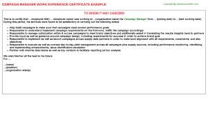 Teleperformance Vodafone Campaign Job Experience Letters