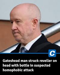 A drunk man sat in the middle of the road then assaulted a passing motorist  who had been forced to stop as a result. Callum Bruce spotted the victim in  her car