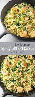 Low Fodmap Spicy Lemon Pasta With Shrimp Fun Without Fodmaps Recipe Low Fodmap Diet Recipes Lemon Pasta Easy Weeknight Meals