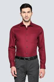 Louis Philippe Shirts Louis Philippe Red Shirt For Men At Louisphilippe Com