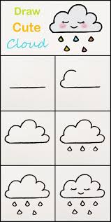Apprenez A Dessiner Un Joli Nuage Etape Par Etape Tres Simple Tutoriel Cloud Dra H Dessins Doodles Faciles Art Facile Gribouillage Tutoriel De Dessin