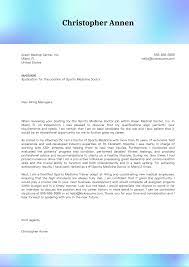 Maybe you would like to learn more about one of these? Sports Medicine Doctor Cover Letter Example Kickresume