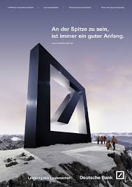 Deutsche Bank Banks Ads Banks Advertising Bank Branding