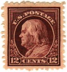 Benjamin Franklin Stamps Editorial Image. Image Of Value - 5125960