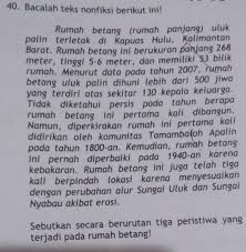 Rumah betang telah tiga kali berpindah lokasi karena menyesuaikan dengan perubahan alur sungai uluk dan sungai nyabau akibat erosi. Tolong Dijawab Kak Di Kumpulin Besok Brainly Co Id