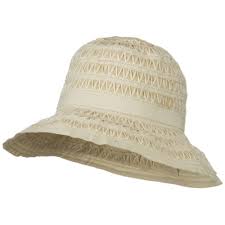 Ribbon 4 Inch Brim Woven Zig Zag Bucket Hat Tan Women Hats Fashion Bucket Hat Hat Fashion