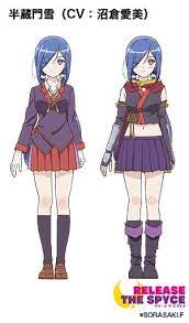 Yuki Hanzomon Va Manami Numaura From Anime Release The Spyce C Sorasaki F Anime Release Anime Character Illustration