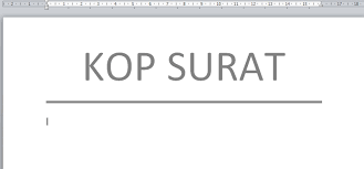 Cara membuat kop surat berikut kami tunjukkan bagi anda yang belum pernah membuatnya. Cara Membuat Garis Pada Microsoft Word Dengan Menu Border Shading Sinau Komputer