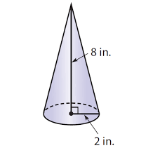 Area = pi * r * s + pi * r^2. Finding The Volume Of A Cone