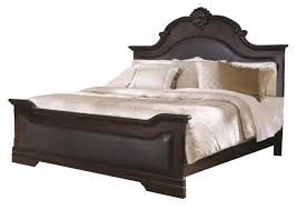 Some platform beds with storage have shelves built into the footboard. Coaster Cambridge Upholstered King Bed In Dark Cherry 203191ke