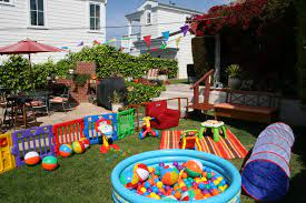 Ball Pit Setup Birthday Activities 1st Birthday Party Games Boy Birthday Parties