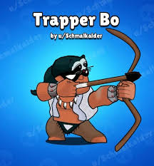 Check out each of the brawler's skins. Brawl Stars Trapper Bo Skin Star Character Brawl Stars