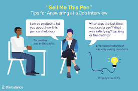 Let us know when you have dropped off your item. How To Answer The Sell Me This Pen Job Interview Question