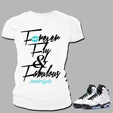 Forever Fly Womens T Shirt To Match Jordan 6 Hyper Jade