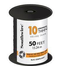 Apr 16, 2021 · 12 awg wire: Southwire 50 Ft 10 Black Stranded Cu Thhn Wire 22973283 The Home Depot