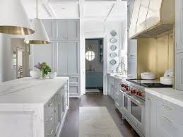 Cabinets don't always have to be white or some other neutral color. Traditional Blue Kitchen Design Secrets Southeastern Designer Showhouse 2017 Hello Lovely