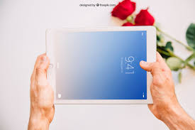 Get the ultimate tablet scene in seconds. Free Psd Valentine Mockup With Hands Holding Tablet
