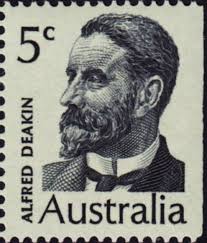 Famous Australians Alfred Deakin Stamp Collecting Postage Stamps Australia