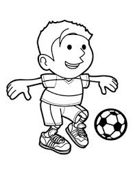 Ausmalbilder Sportlich Ausmalbild Fussballspieler
