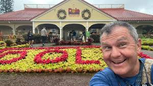 Visiting Dole Plantation