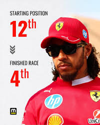 From 12th to 4th, what a Mega drive from Lewis Hamilton 📸: Motorsport  #ImolaGP #f1 #lewishamilton