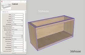 Copy the family side by side and choose from: Base Kitchen Cabinet Structure Dynamic Sketchup Quickly And Accurately 3dshouse