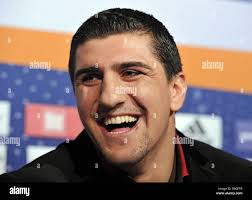 Boxer during fight hi-res stock photography and images