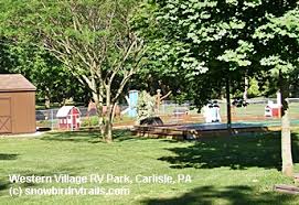 Turn right onto a gravel road marked with orange diamonds (this is also the virginia highlands horse trail). Best Economical Rv Park Just Off I 81 Near Carlisle Pa
