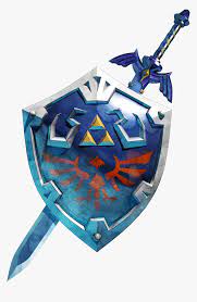 Master Sword Botw And Hylian Shield Hd Png Download Transparent Png Image Pngitem