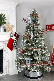Farmhouse Christmas Tree Farmhouse Christmas Tree Farmhouse Christmas Decor Beautiful Christmas Trees