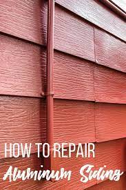 How To Repair Aluminum Siding - The Handyman's Daughter