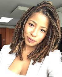 22 Dominating Short Faux Locs Of This Era New Natural Hairstyles Faux Locs Hairstyles Natural Hair Styles Hair Styles