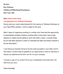 Head chef position cover letter. Software Developer Cover Letter Examples Writing Tips