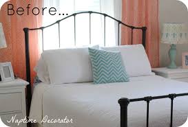 How To Paint A Wrought Iron Bed Frame In One Easy Step Wrought Iron Beds Wrought Iron Bed Frames Iron Bed