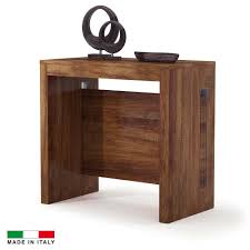 table console extensible grazia 3 allonges integrees noyer konsolentisch esstisch esstisch ausziehbar