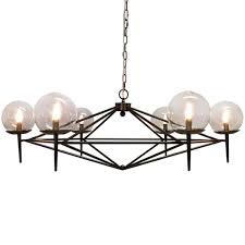 Shop globe chandeliers at lumens.com. Modern Pyramid Glass Globes Chandelier Glass Globe Chandelier Black Chandelier Globe Chandelier