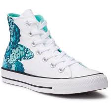 Women S Converse Chuck Taylor All Star Butterfly High Top Sneakers 60 Liked On Polyvore Featuring Shoes Sneakers Chuck Taylors High Top Sneakers Converse