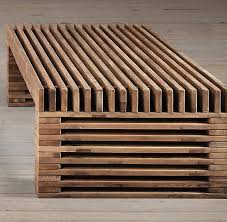 Reclaimed Timber Slat Coffee Table Coffee Table Restoration Coffee Table Restoration Hardware Wood