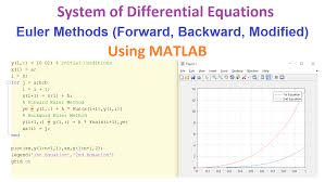 Solving System Of Odes Using Euler Methods Forward